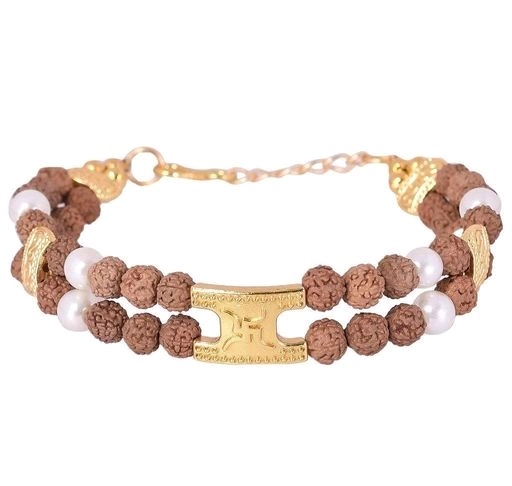 c3 Men's Elegant Rudraksha Bracelets - Image 1