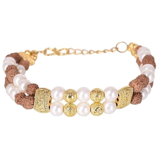 c4 Men's Elegant Rudraksha Bracelets - Image 1