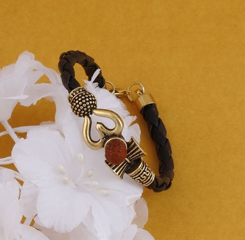 l1 Rudraksha OM Trishul Damroo - Image 1