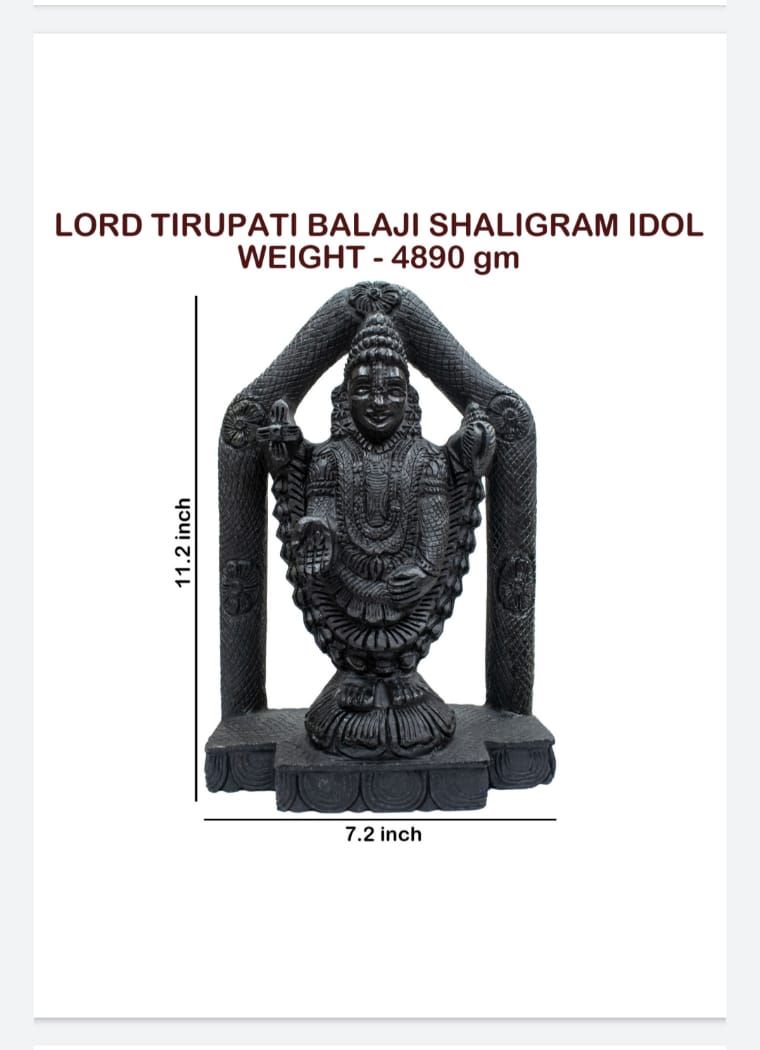 shaligram-tirupati-balaji Shaligram Tirupati Balaji Murty - Image 1