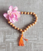 Original Sandalwood Japa Mala 12 mm – 27 + 1 (Guru) Beads - Image 2