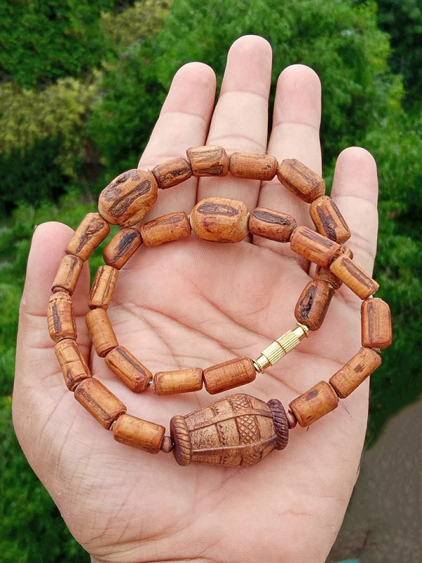 46 Mridanga Original Tulsi Kanthi Mala – Traditional - Image 1