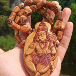 Shri Ram Bhakt Hanuman Tulsi Locket Mala Deity Name Hanuman Ji Material Tulsi