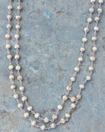 108 + 1 Silver Tulsi Beads Mala for Men and Women - Image 2
